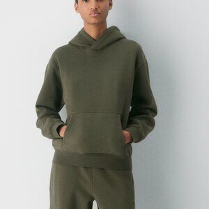 Aritzia TNA The Perfect Hoodie – Olive Green